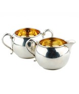 ANTIQUE VINTAGE STERLING SILVER MANCHESTER CREAM AND SUGAR MODEL 897 - $8,675.67 MXN