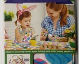 Dudley&#39;s Easter Eggcessory Kit Child&#39;s Apron Plastic Tablecloth &amp; Gloves - $9.89