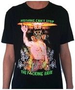 Camiseta para hombre ACID RAVE Glow UV-Blacklight Techno EDM Club Festiv... - $17.94 CAD