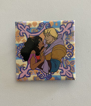 The Hunchback of Notre Dame Esmeralda &amp; Phoebus Movie Pin Button Disney Pin - £15.81 GBP