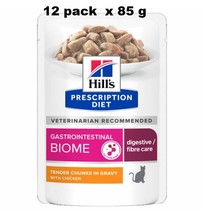 Hills Prescription Diet Cat Gastrointestinal Biome with Chicken 12 x 85 g - $69.99
