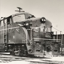 Western Maryland Railway Railroad WM #81 BL-2 DF-15 Electromotive B&amp;W Photo - £7.58 GBP