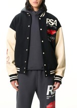 Roots X Mr. Saturday Unisex Black Wool Varsity Jacket- Limited Edition - €34,46 EUR+