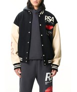 Roots X Mr. Saturday Unisex Black Wool Varsity Jacket- Limited Edition - $752.43 MXN+