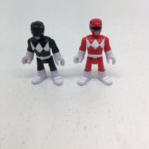 Imaginext Mighty Morphin Power Rangers- Black &amp; Red - £6.99 GBP