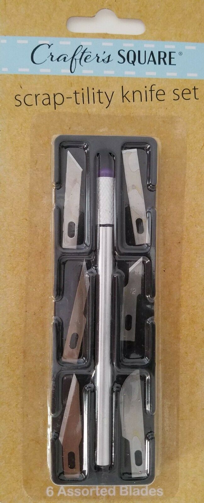 Crafting Hobby Detail Knife Set with 6 Blades - $2.96