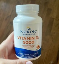 Nordic Naturals Vitamin D3 5000 Vitamin D3 Bone Health Orange 120 Ct ex 5/25 - $19.78