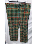 Men&#39;s Flannel Pajama Pant Size XXL (44/46) Plaid Dark Green- Goodfellow - $27.49 CAD