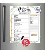 Geo-Greenery Magnetic Meal Planner | Weekly | Calendar &amp; Planners - $27.15 CAD