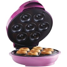 Mini Donut Maker Machine, Non-Stick, Pink - £32.28 GBP