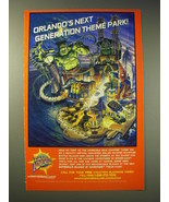 2001 Universal Islands of Adventure Ad - Orlando&#39;s next generation theme... - £14.55 GBP