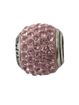 Brighton Cupid&#39;s Kiss Bead, J9724G, Silver Finish, Pink, New - $516.95 MXN