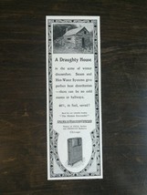 Vintage 1900 American Radiator Company Boilers Company Original Ad 1021  - $6.64