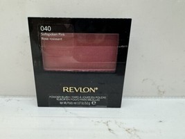Revlon Powder Blush with Brush &quot;Softspoken Pink&quot; #040 - £15.78 GBP
