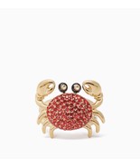 Kate Spade New York Shore Thing Pave Crab Ring Size 7 w/ KS Dust Bag - £39.31 GBP