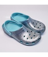 Limited Disney Parks Arendelle Aqua Glitter Mickey Mouse Crocs Size W12/M10 - $503.89 MXN