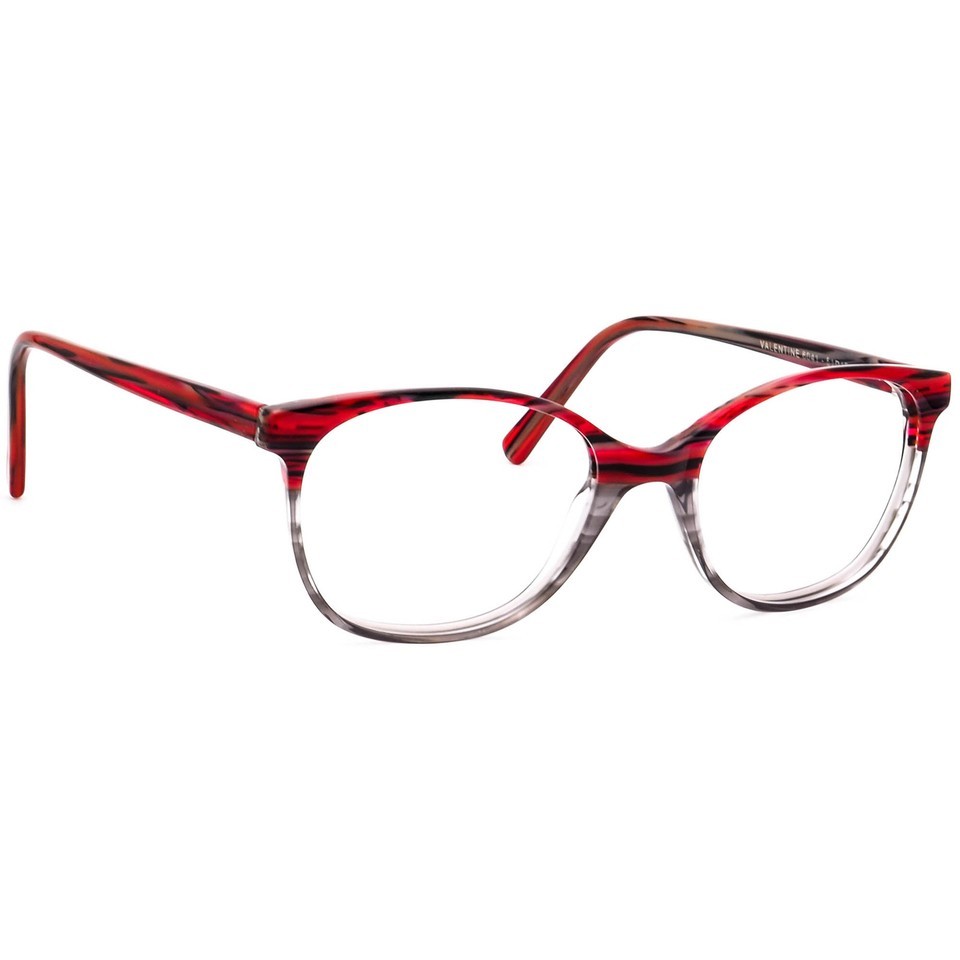 Jean Lafont Eyeglasses Valentine 6041 Striped Red/Grey Frame France 51[]... - $299.99