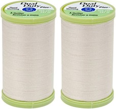 2-Pack Bundle Coats &amp; Clark Dual Duty Plus Hand Quilting Thread 325yds N... - €11,11 EUR