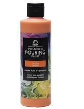 folkArt Pre-Mixed Pouring Paint, #7216 Orange, 8 Fl. Oz. - £7.15 GBP