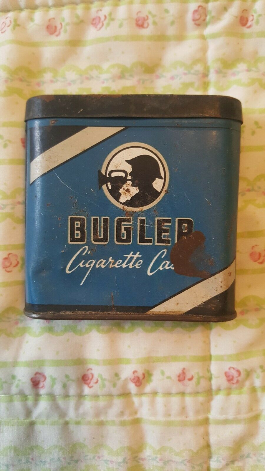 Vintage Bugler Hinged Cigarette Case - $4.94