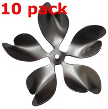 Metal Stampings Pressed Stamped Steel Flower 5 Petals Plant .020&quot; Thickn... - $14.52