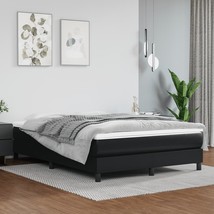 Bed Frame Black Faux leather, plywood, engineered wood Double - $183.05