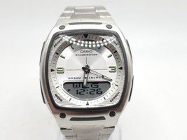 Men&#39;s CASIO Illuminator Telememo 30 AW-81  Watch New Battery 35mm - $28.00