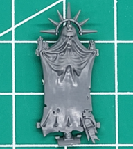 Black Templars BANNER Backpack Mounted BITS Standard Warhammer 40k Space... - $10.52