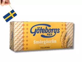 1 Box of Göteborgs Kex Smörgåsrån Fullkorn  Swedish Crispy Delight!, Fika - $8.90