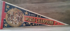 USA Dream Team World Champions 1992 Wincraft Fabric Pennant Basketball 30x12  - $69.82