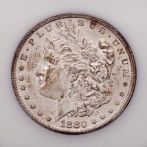 1880-S 1 $ Morgan Dollar En État BU Choisi - $2,363.64 MXN