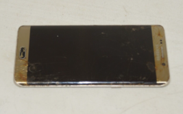 Samsung Galaxy S6 Edge Plus Gold Phone Turning On Phone for Parts Only - £23.67 GBP