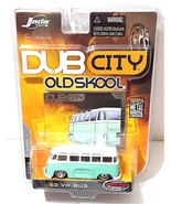 Jada Toys 2005 Dub City Old Skool &#39;62 VW Bus Diecast 1:64 Scale - £11.20 GBP