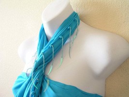 Cruise Beaded Swim Suit Women Beach Summer Cover up Wrap Sarong Pareo Dress - Fr - $20.00