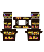 Pacman vs Ms Pacman cocktail Table graphics Full tabel Graphics vinyl ar... - $55.00+