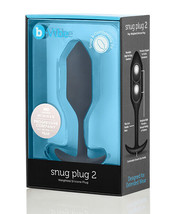 B VIBE SNUG PLUG 2 WEIGHTED ANAL BUTT PLUG - £38.70 GBP