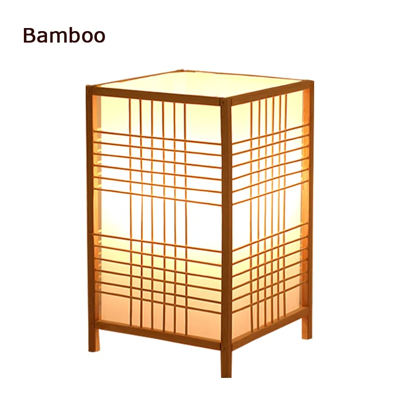Bamboo Woven ProductsSimple Bedroom Study Table Lamp Bedside Table Lamp ... - $26.88+