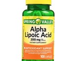 Spring Valley Alpha Lipoic Acid Capsules, 200 mg, 100 CT..+ - $39.59