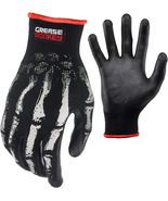 Bone Series Foam Nitrile Mechanic Gloves with Grip - £5.59 GBP