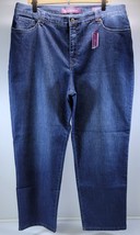L18) Women&#39;s Gloria Vanderbilt Stretch Amanda Blue Jeans Pants Size 18 S... - $19.79