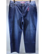 L18) Women&#39;s Gloria Vanderbilt Stretch Amanda Blue Jeans Pants Size 18 S... - £15.57 GBP