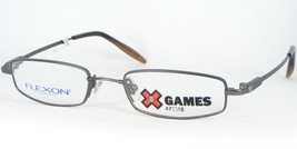 X-GAMES By Marchon Flexon Tantrum Asphalt Gray Eyeglasses Glasses 47-18-135mm - $72.04