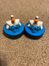 Disney Mighty Ducks Hockey Pucks Lot of 2 McDonalds Happy Meal Toys 90s - $9.49