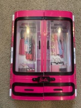 Barbie Fashionista Ultimate Closet Hot Pink Portable Carry Case Storage 2015 - £16.15 GBP