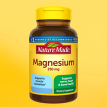 Nature Made Magnesium 250mg Softgels for Heart Bone Nerve Support 90 Count - $202.97 MXN