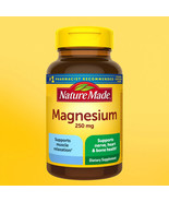 Nature Made Magnesium 250mg Softgels for Heart Bone Nerve Support 90 Count - €9,43 EUR