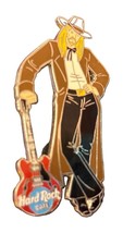 Hard Rock Cafe Guitar Cowboy Enamel Pin Badge Collectible - $10.00