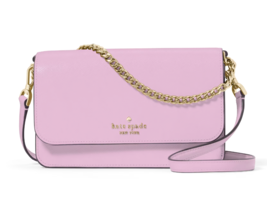 New Kate Spade Madison Small Flap Crossbody Leather Berry Cream with Dus... - £73.93 GBP