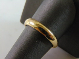 Mens Vintage Estate 14K Yellow Gold Wedding Band Ring 6.4g #E4048 - £621.21 GBP