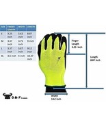 Waterproof 3 Pairs Pack Micro Foam Textured Latex Coated Palm Size: LARGE  - £8.79 GBP